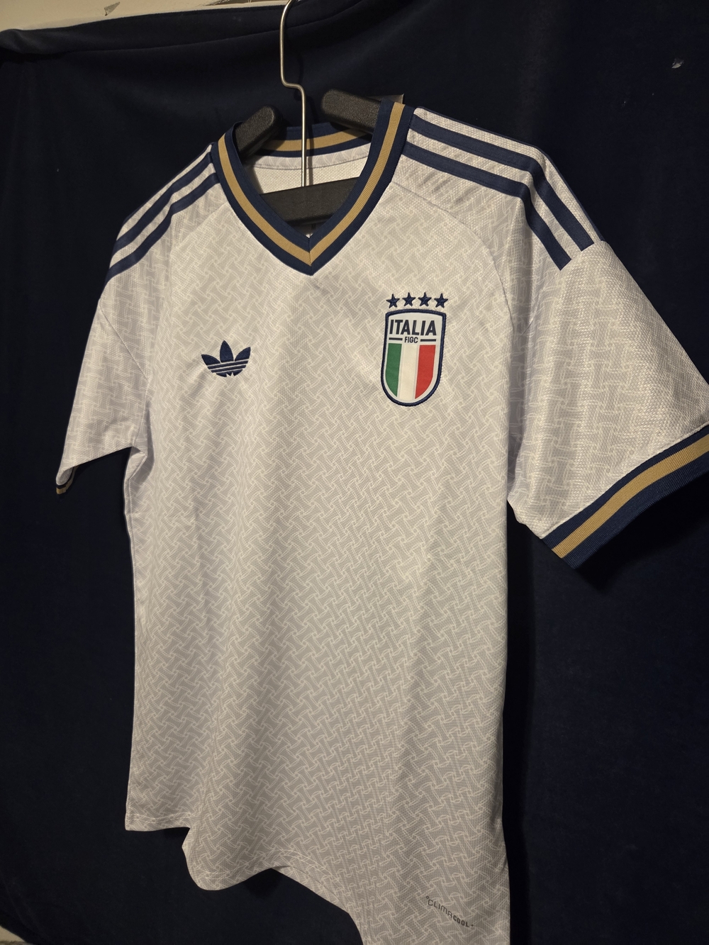 Adidas Men’s Italia White Soccer Jersey